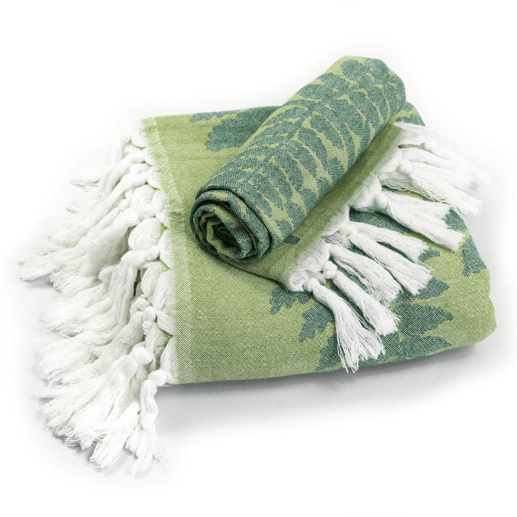 Turkish Towels Set in Fern Green