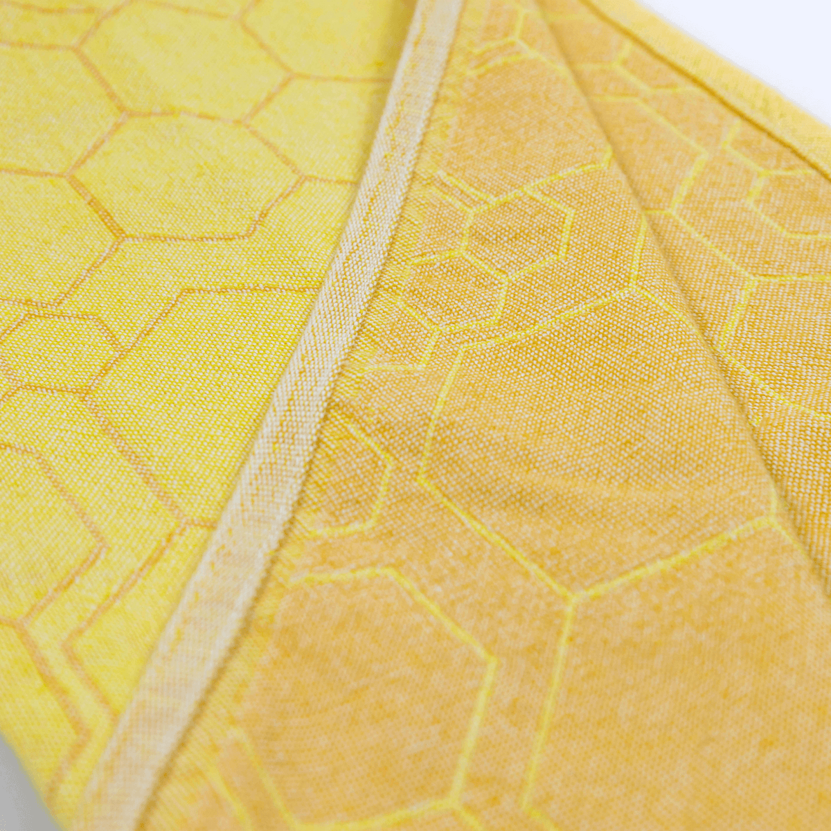 Turkish Towel Set in Honeycomb Yellow + Orange